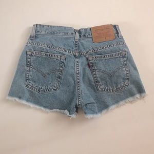 Levi’s High Waisted Denim Shorts